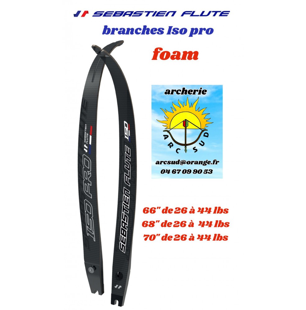 Sebastien flute branches iso pro carbon foam ref 07756620