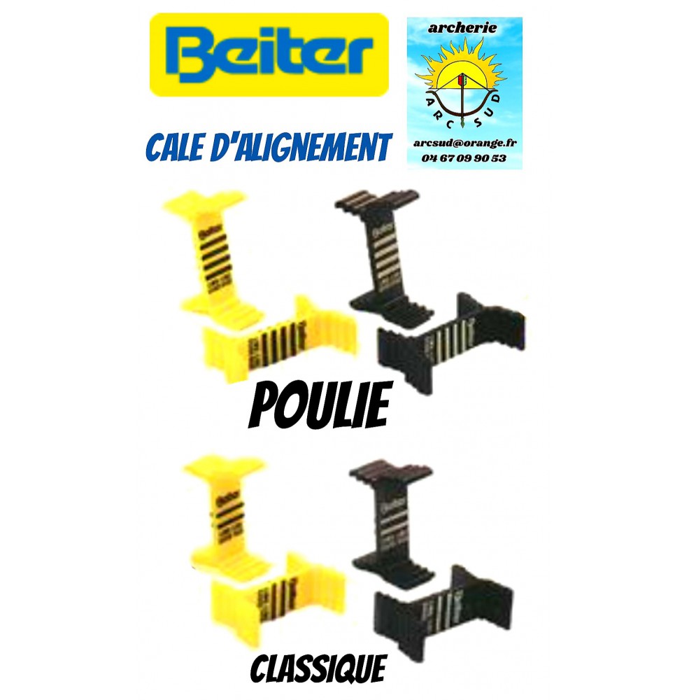 Beiter cale d'alignement (la paires) ref A030496