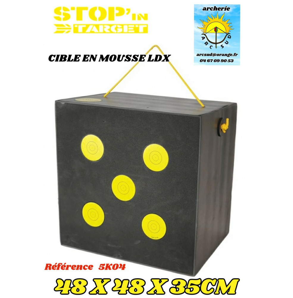 stop in target cube en mousse ldx ref  5k04
