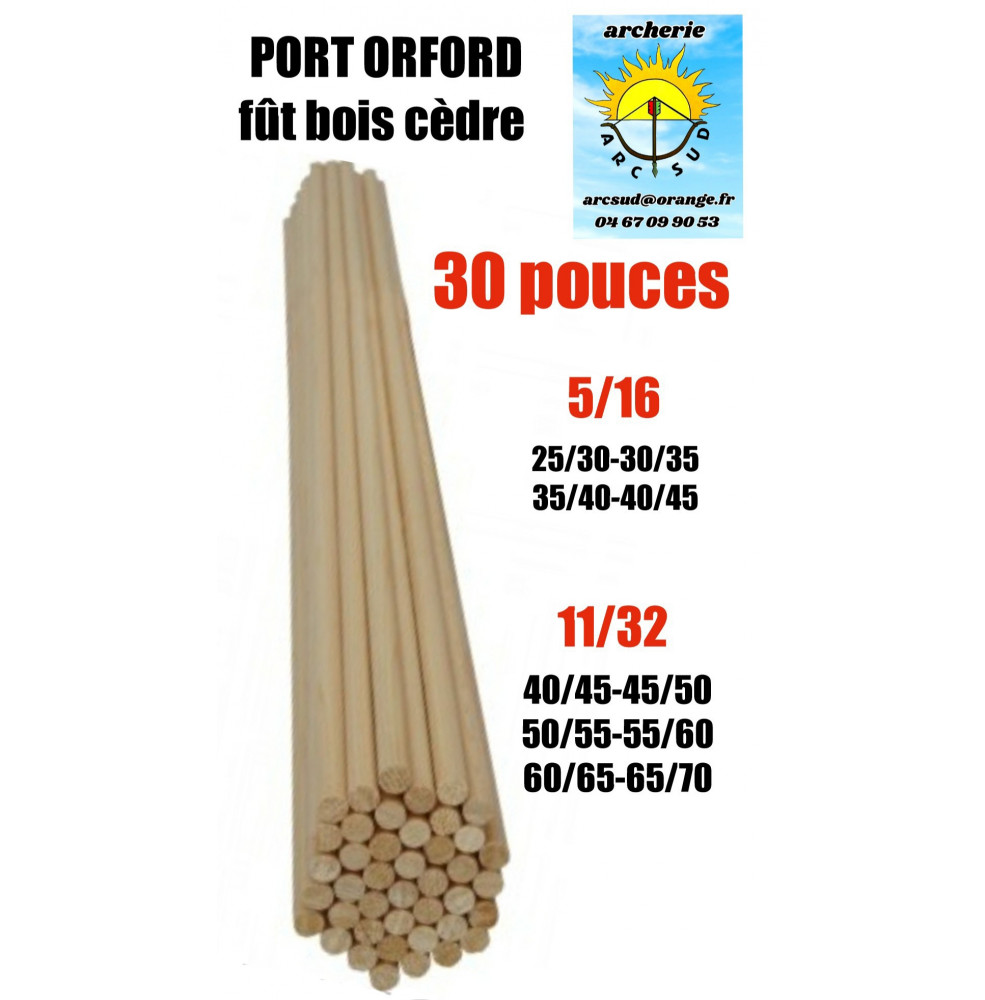 Port oxford fût bois cèdre 30 pouces ref A046479