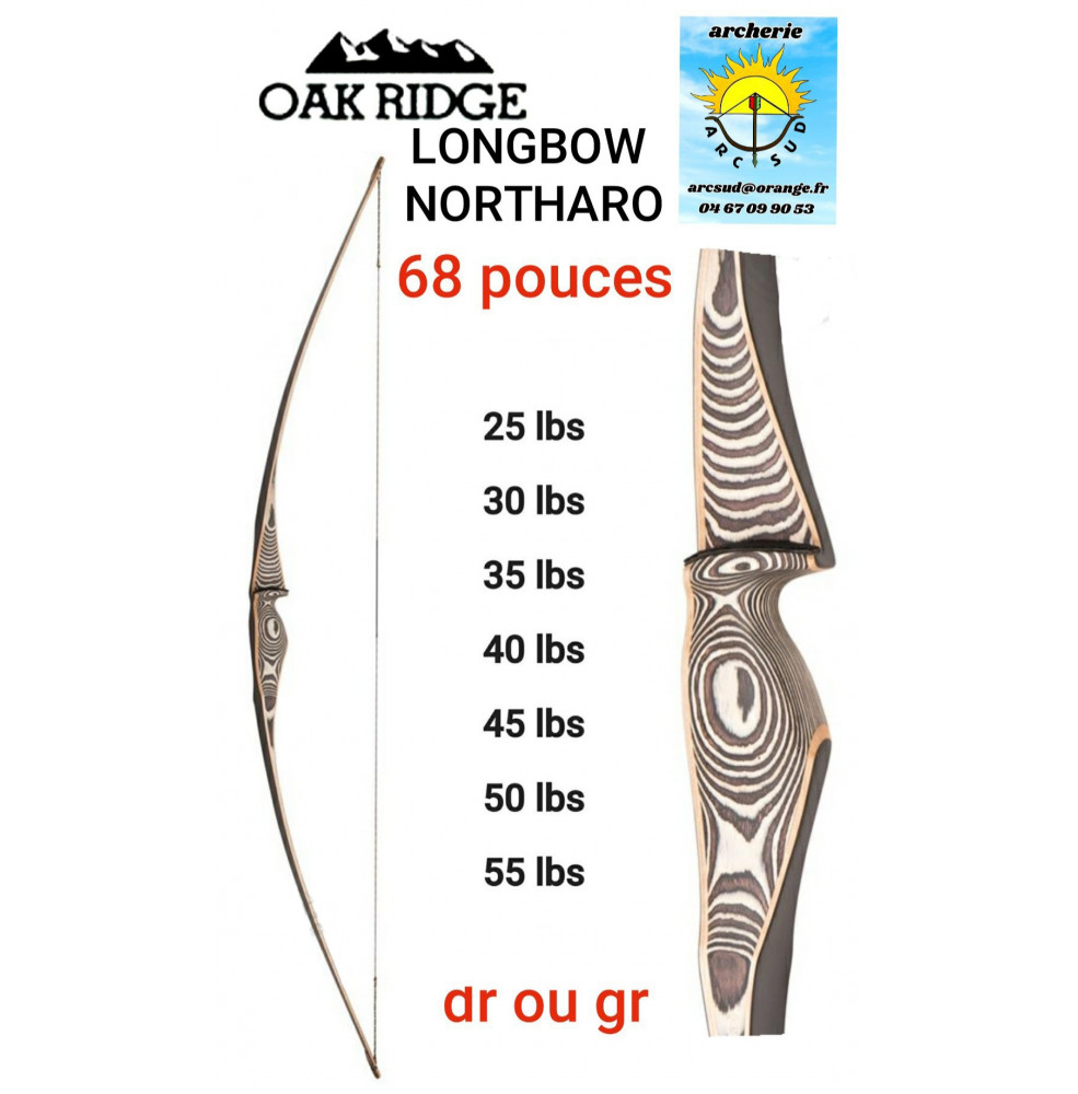 Oak ridge arc longbow northaro ref a056302