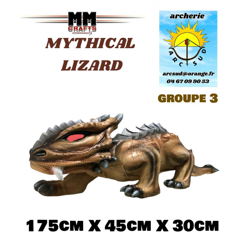 mm crafts bête 3d mythical lizard
