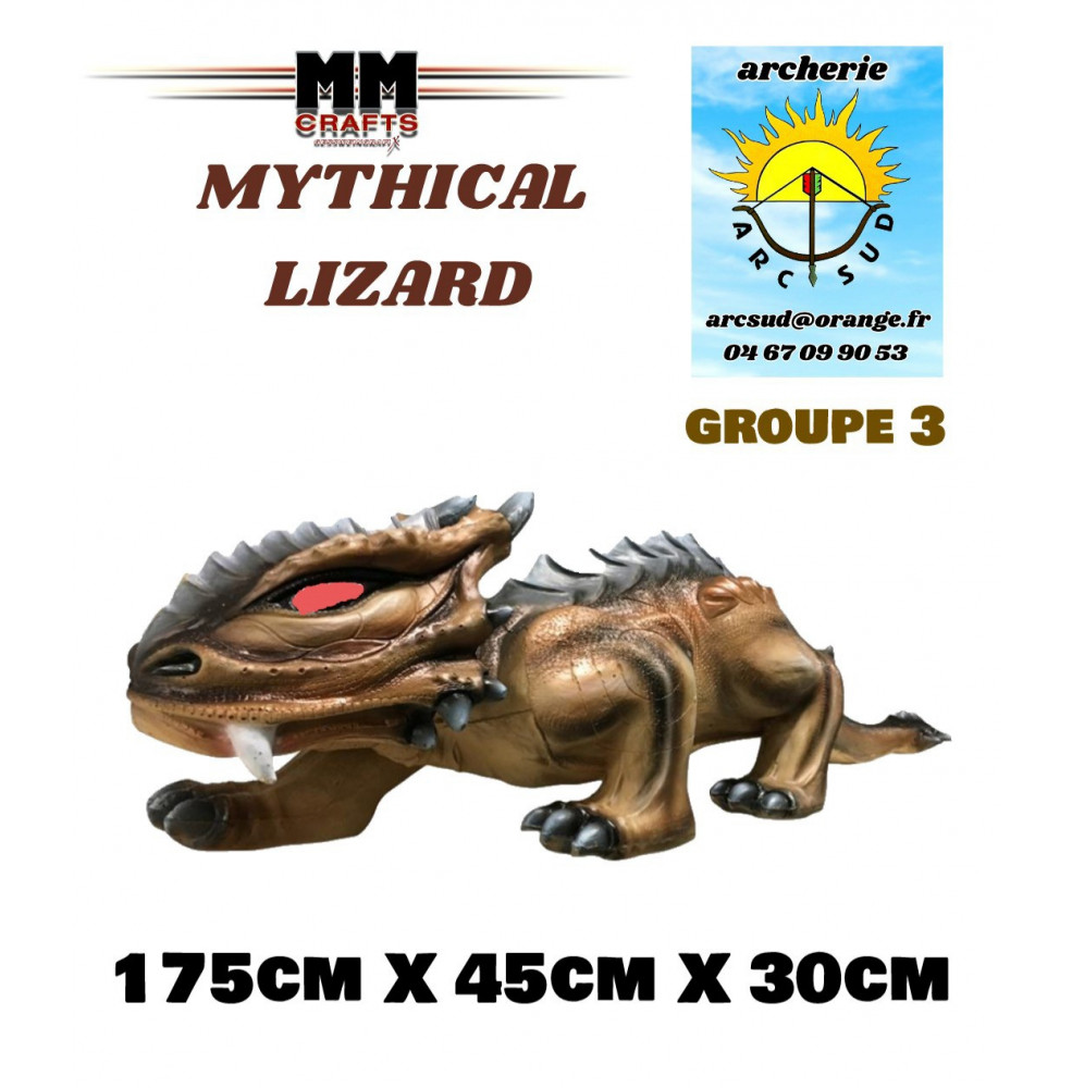 mm crafts bête 3d mythical lizard ref A070246