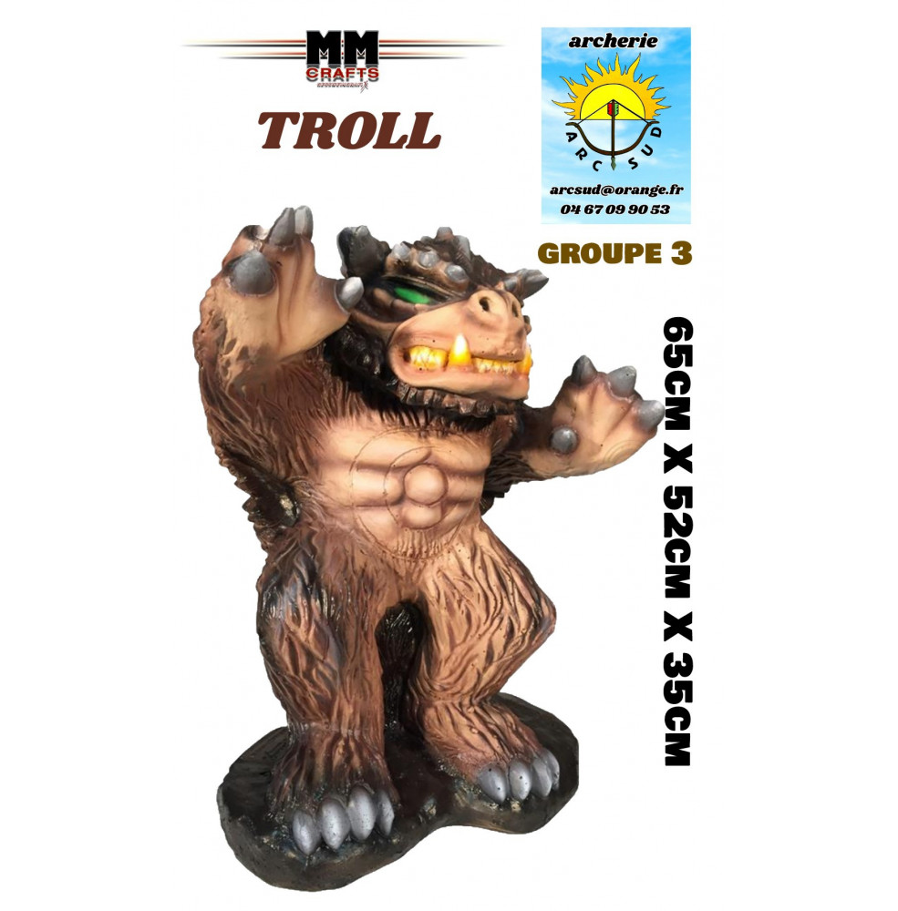 mm crafts bête 3d troll
