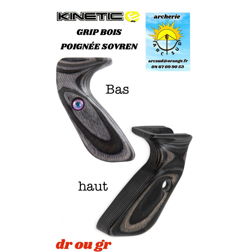 Kinetic grip bois poignée sovren ref A046192