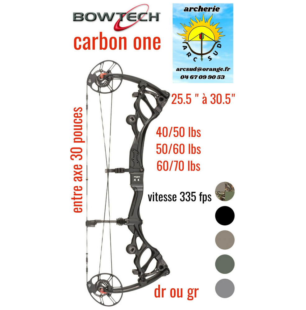 Bowtech arc à poulie carbon one (2023) ref  A063864