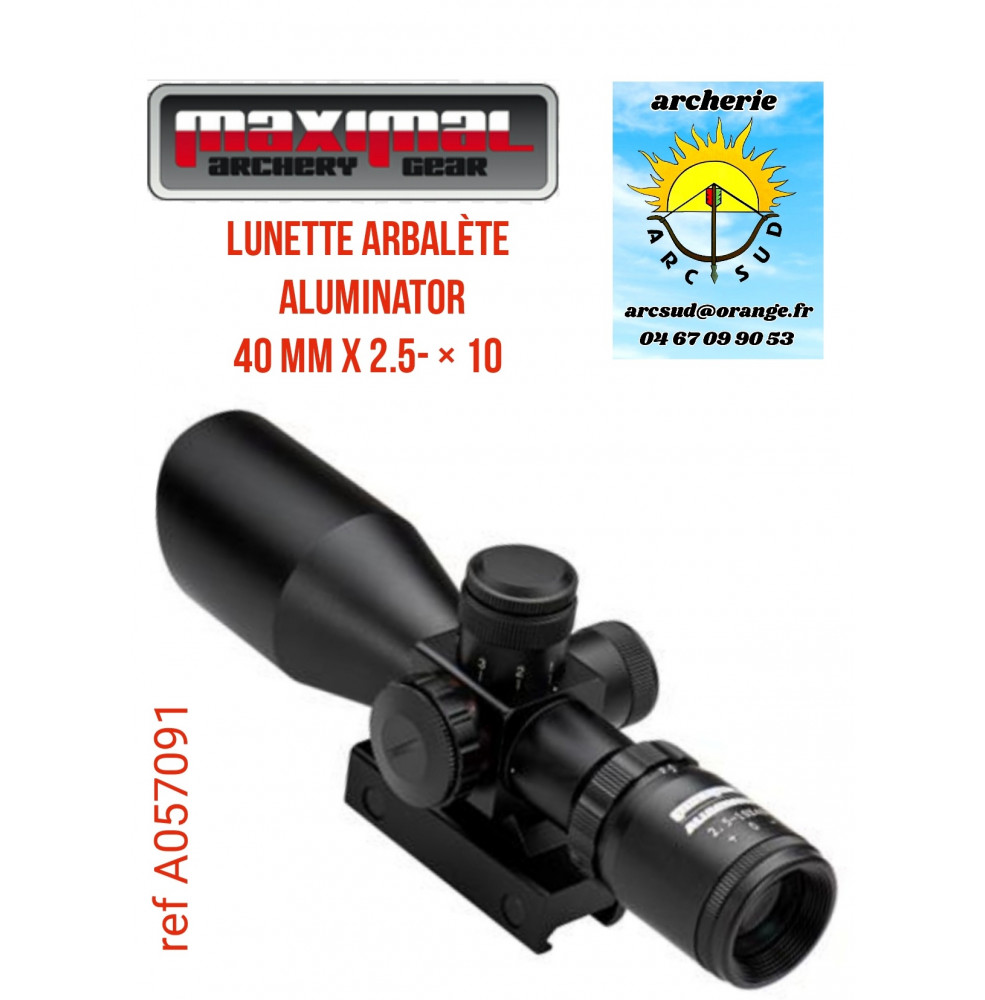 Maximal lunette arbalète aluminator ref A057091