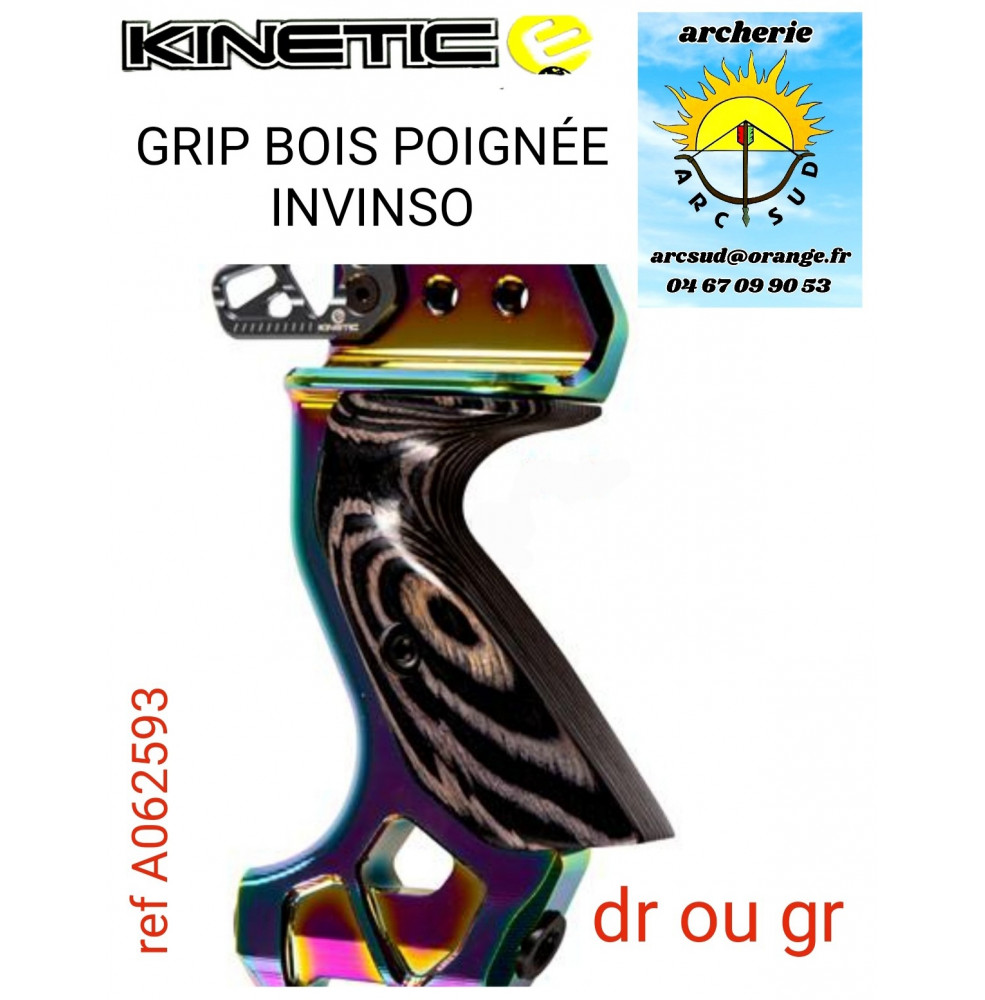 Kinetic grip bois poignée invinso