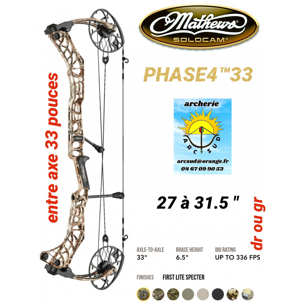 Mathews arc à poulie phase 4 en 33  2023