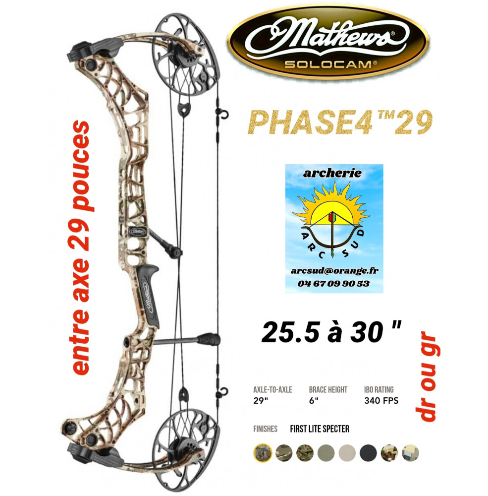 Mathews arc à poulie phase 4 en 29  2023