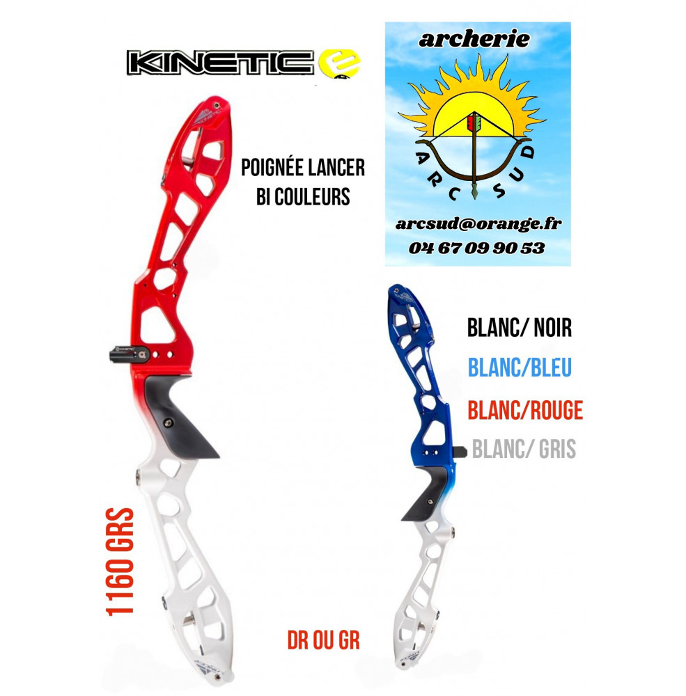 Kinetic poignée lancer 25 pouces bi couleur ref A071354