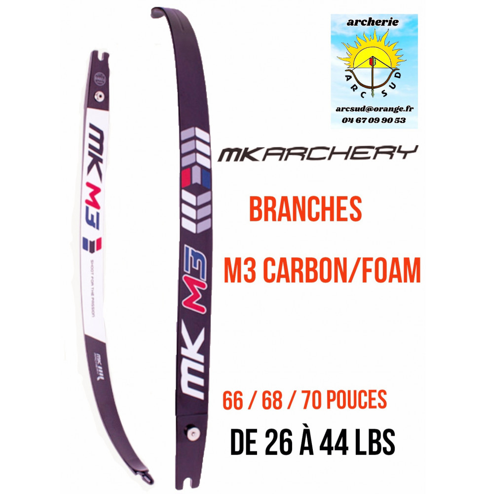 Mk archery branches m3 carbon foam ref A067014