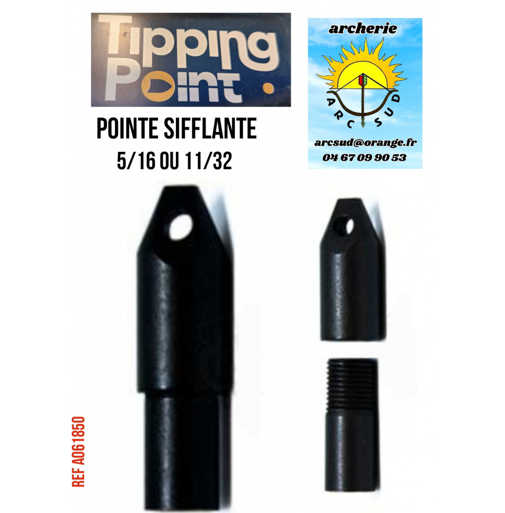 Tipping point pointe sifflante métal (par 12)