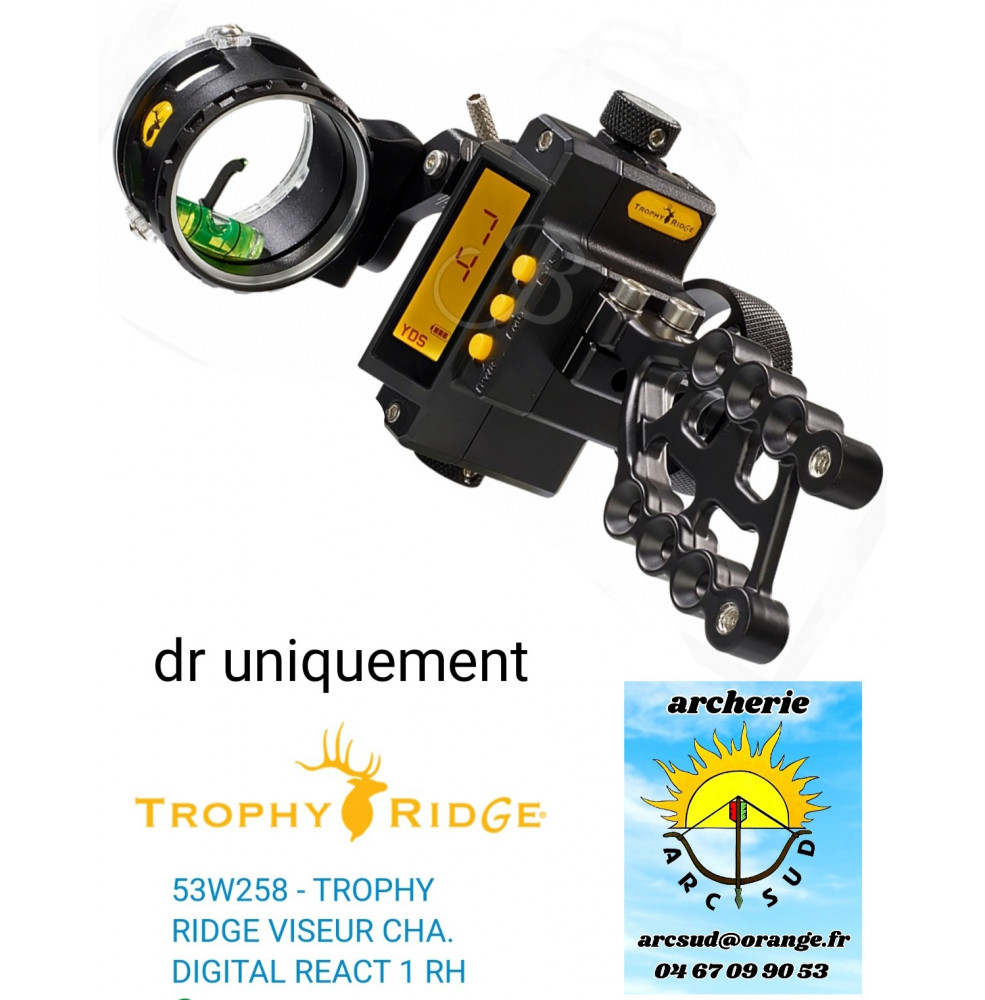 Trophy ridge viseur de chasse digital react 1 ref 53w258