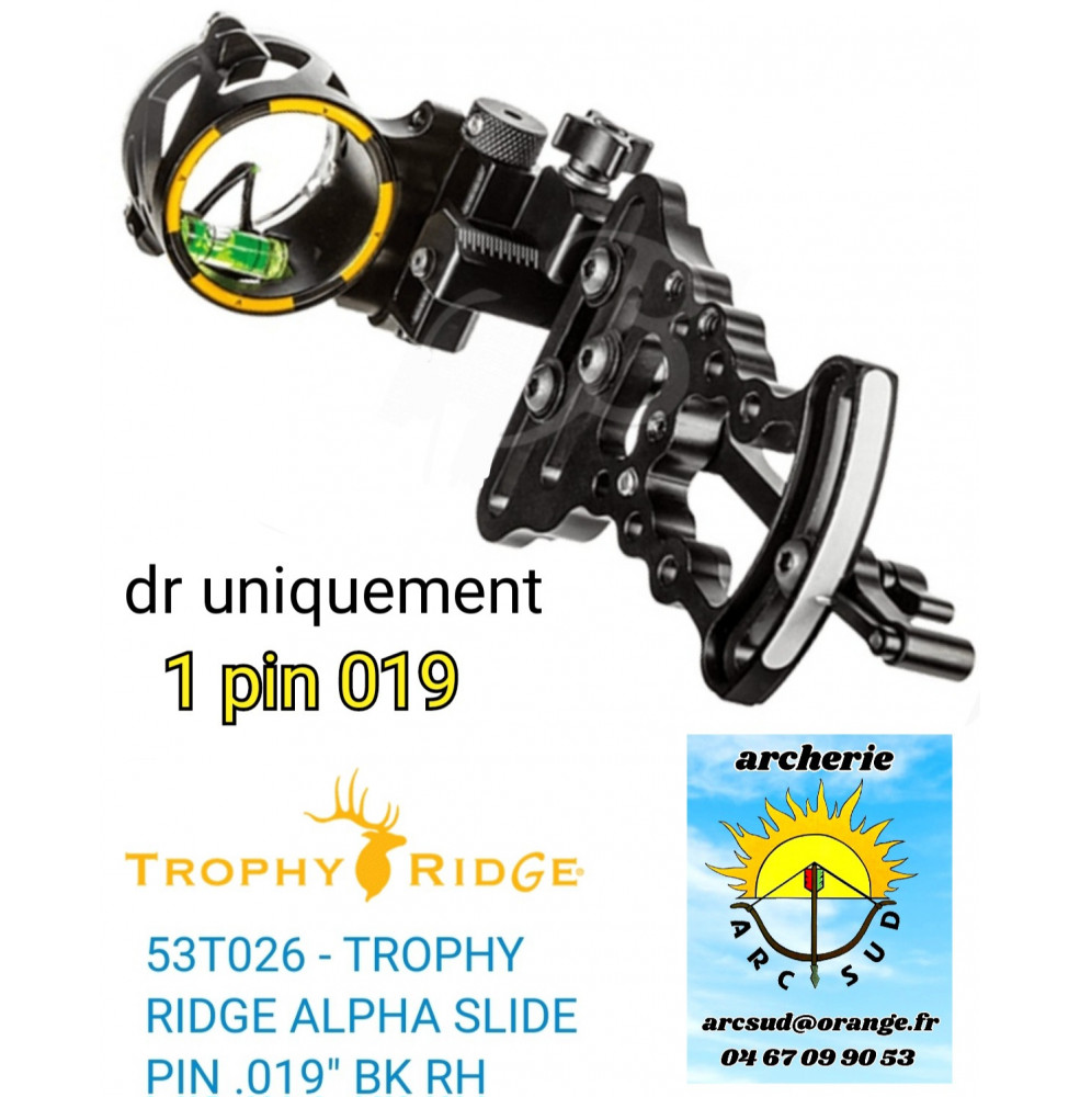 Trophy ridge viseur de chasse alpha slide ref 53t026