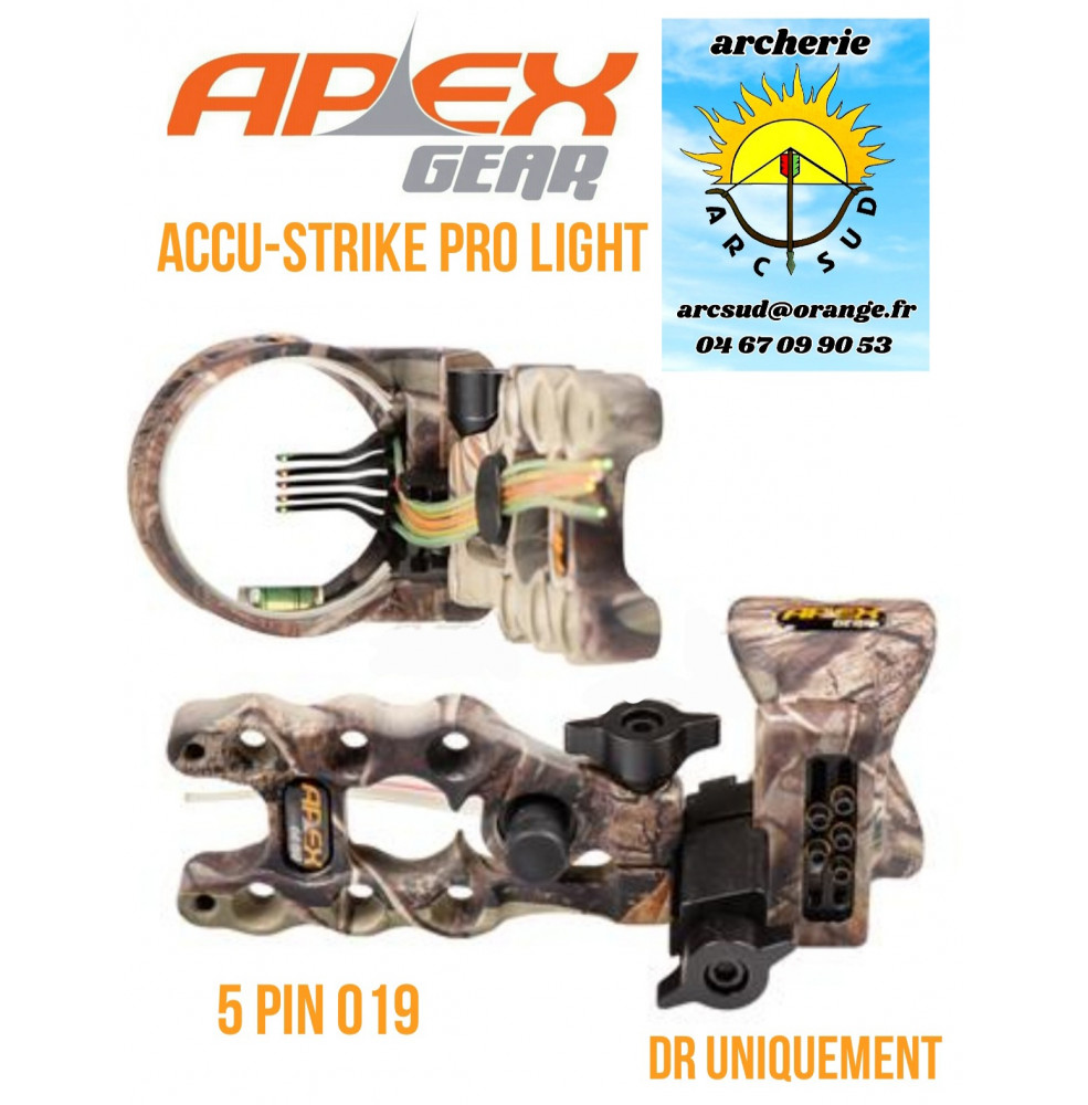 Apex gear viseur de chasse accu strike pro light