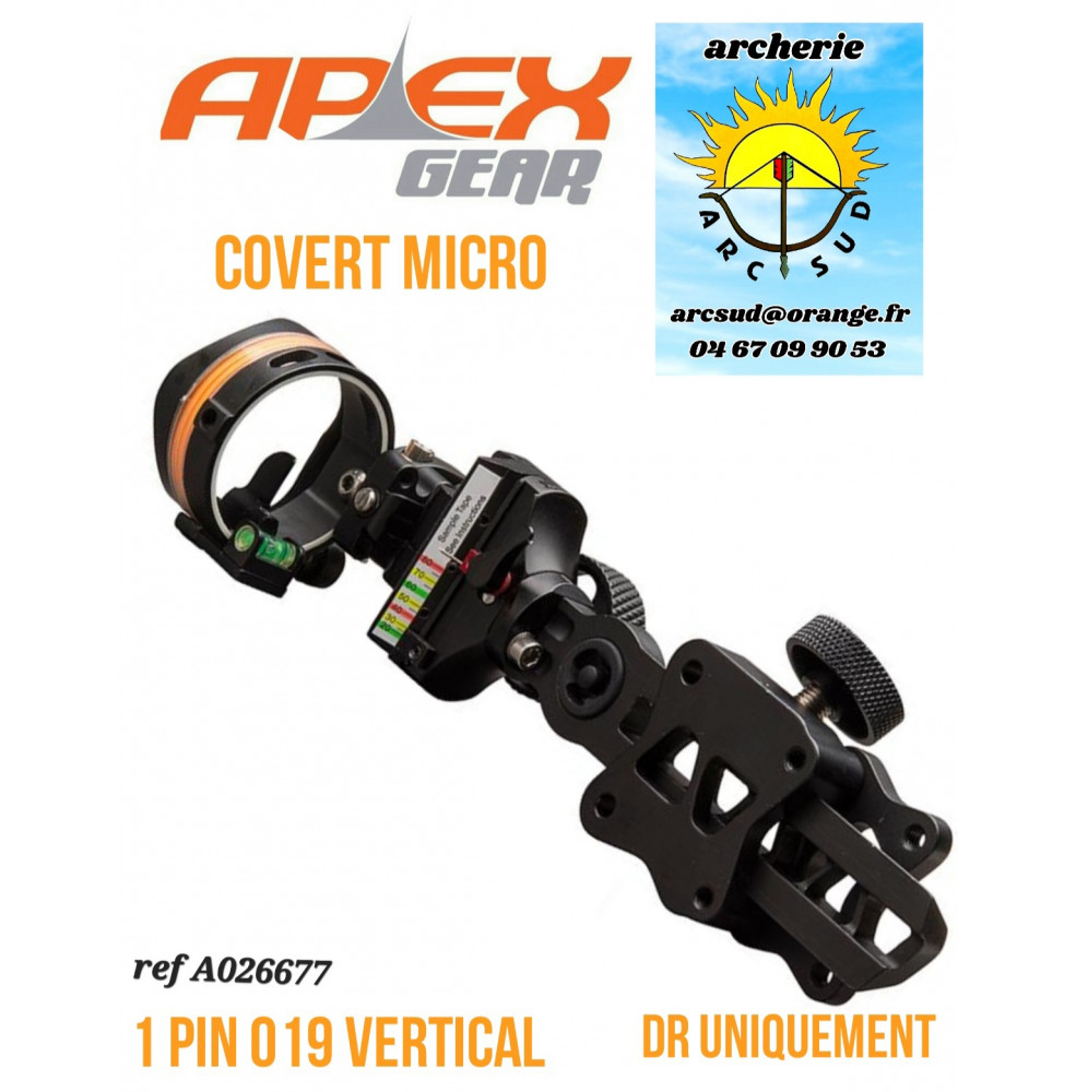Apex gear viseur de chasse covert micro ref a026677