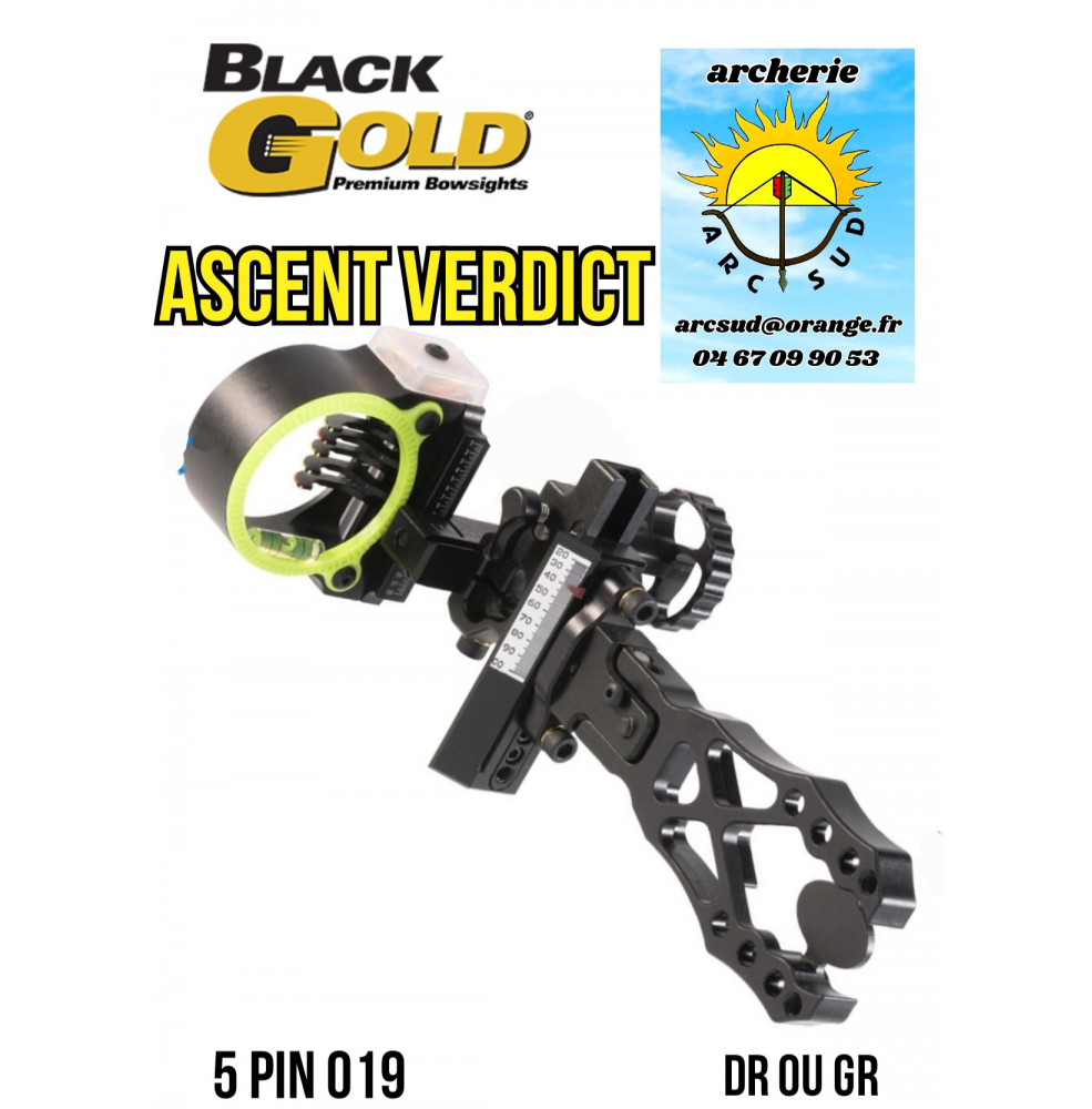 Black gold viseur de chasse ascent verdict