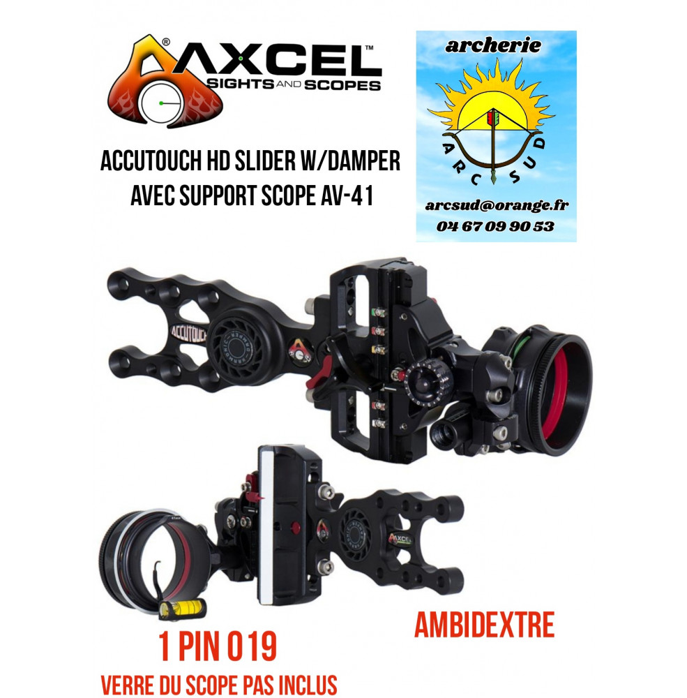 Axcel viseur de chasse accutouch hd slider avec scope av 41