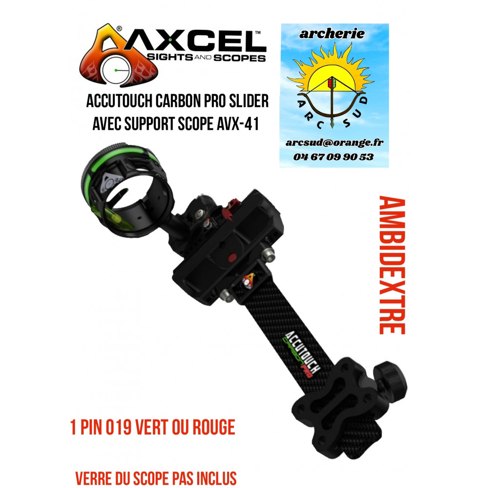 Axcel viseur de chasse accutouch carbon pro avec scope av 41 ref A060167