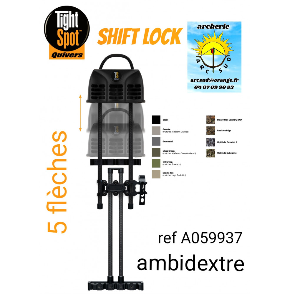 Tightspot carquois d'arc shift Lock ref A059937