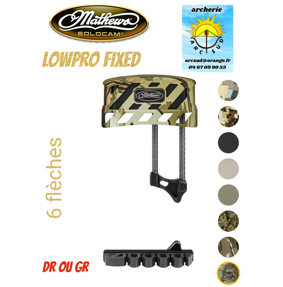 Mathews carquois d'arc lowpro fixed ref A059042