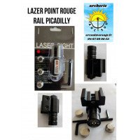 Lazer point rouge rail...