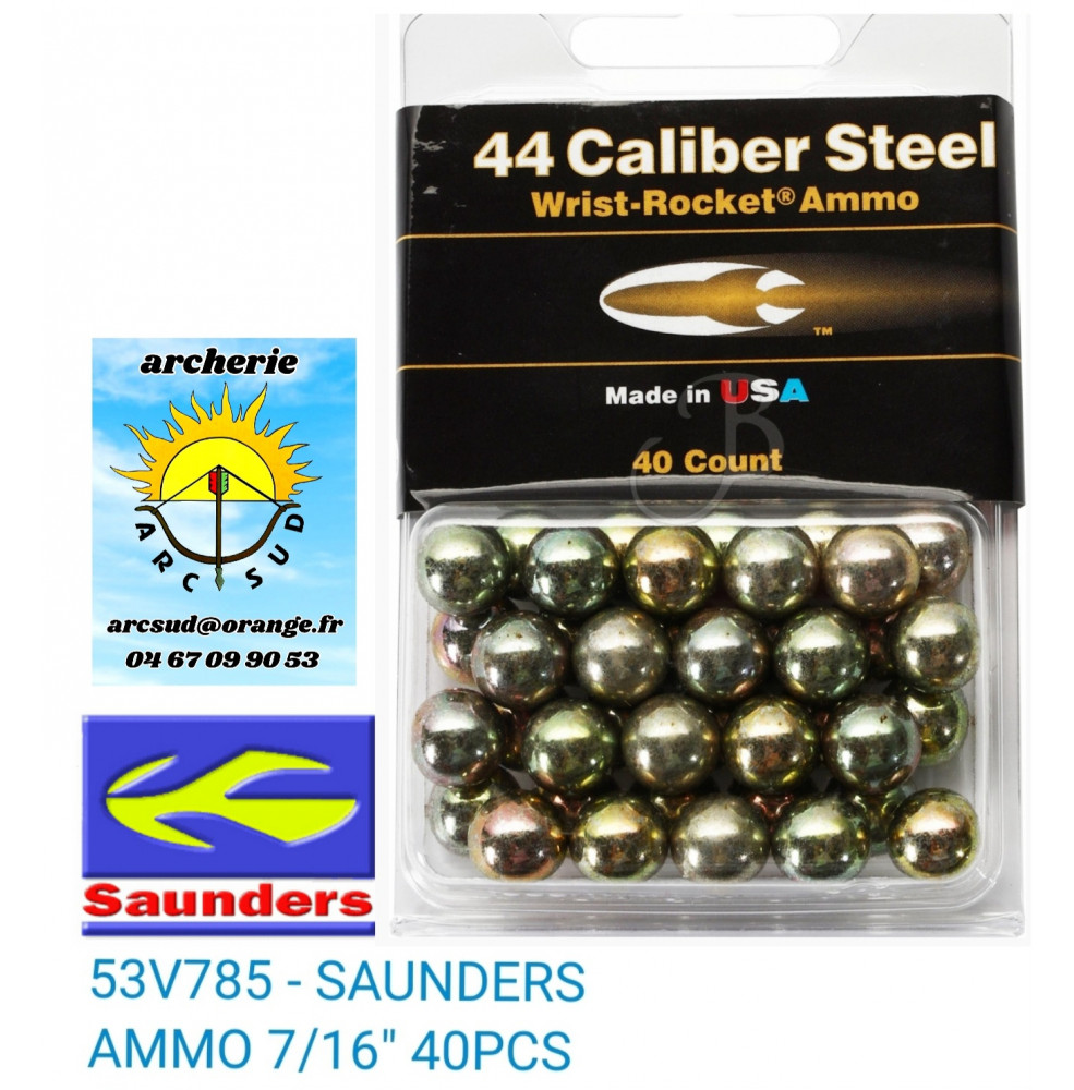 Saunders bille lance pierre cal 44 ref 53v785