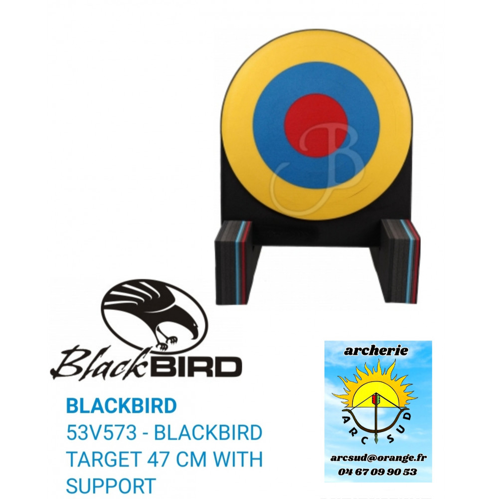 Blackbird cible 47 cm avec support ref 53v573