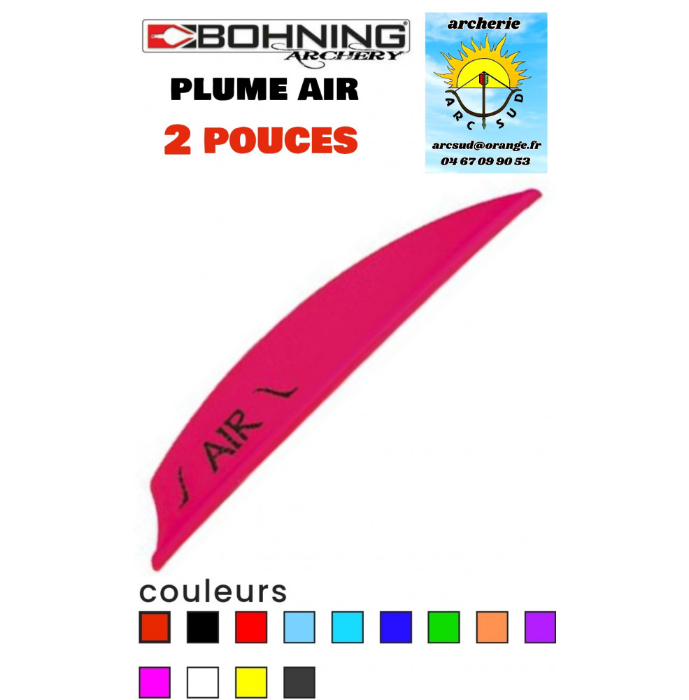 Bohning plumes plastique air ref A030940