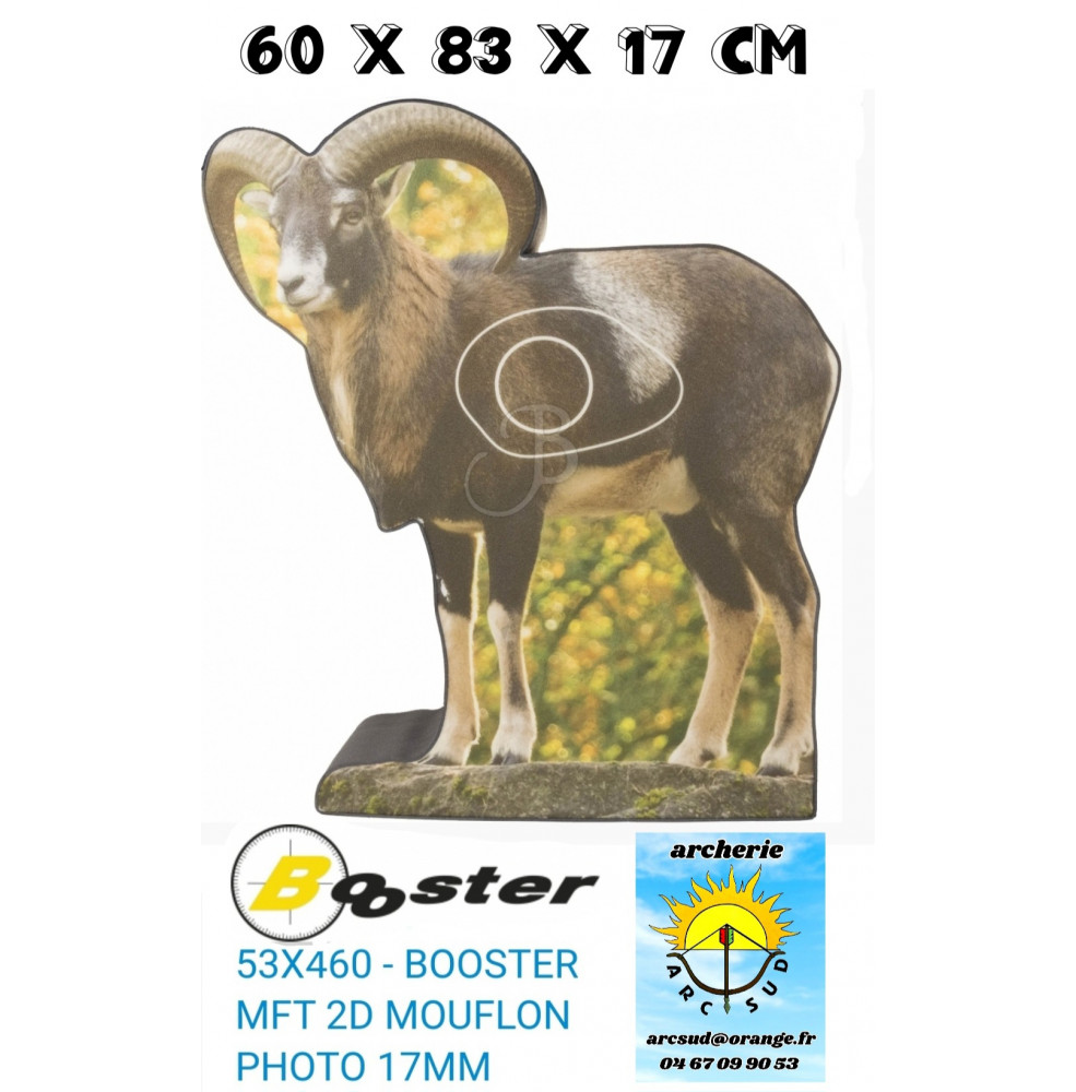 Booster cible 2d mft mouflon ref 53x460