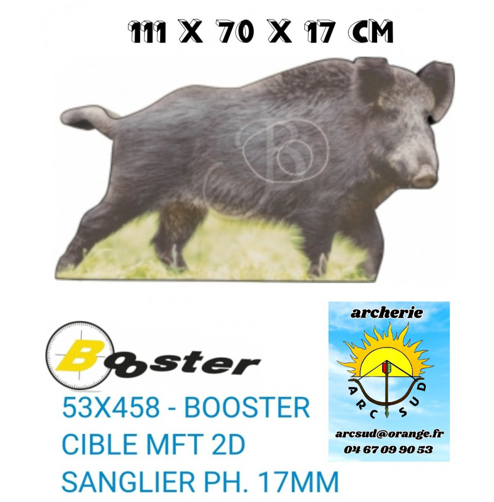 Booster cible 2d mft sanglier  ref 53x458