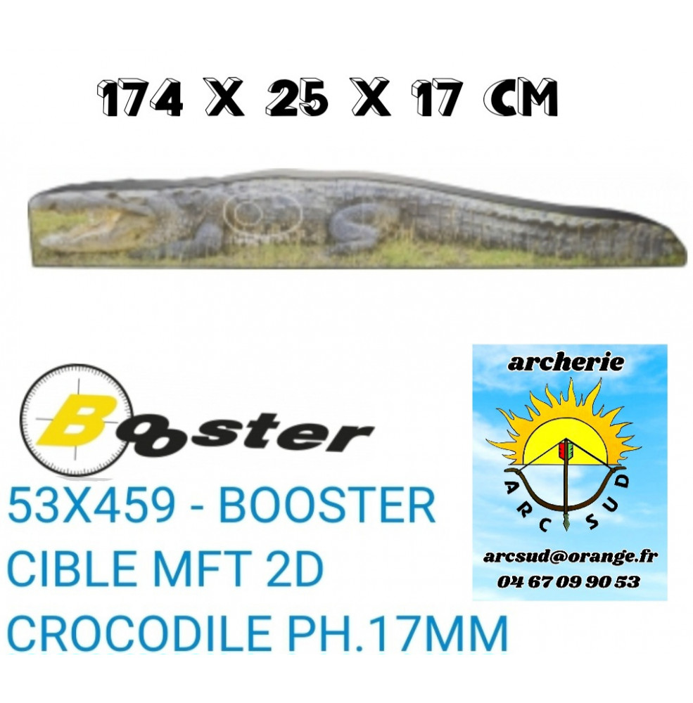 Booster cible 2d mft crocodile ref 53x459