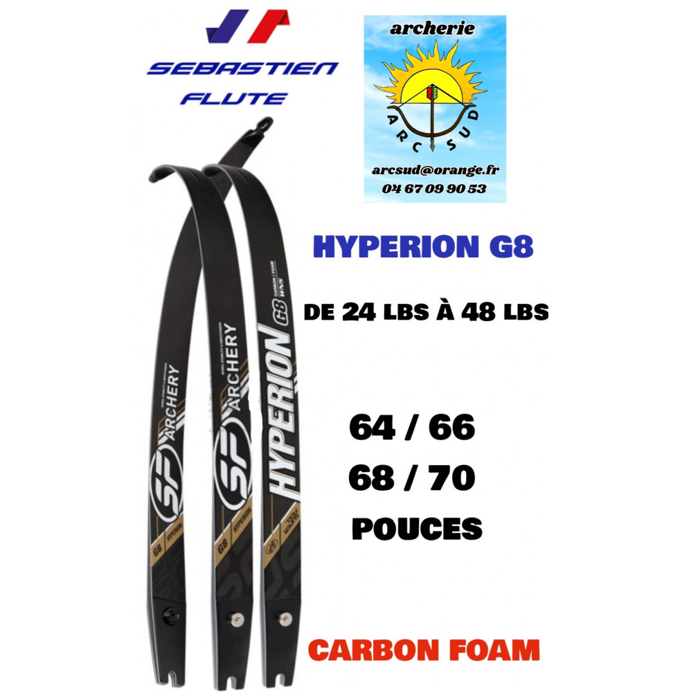 Sébastien flute branches hyperion g8 carbon foam ref A071735
