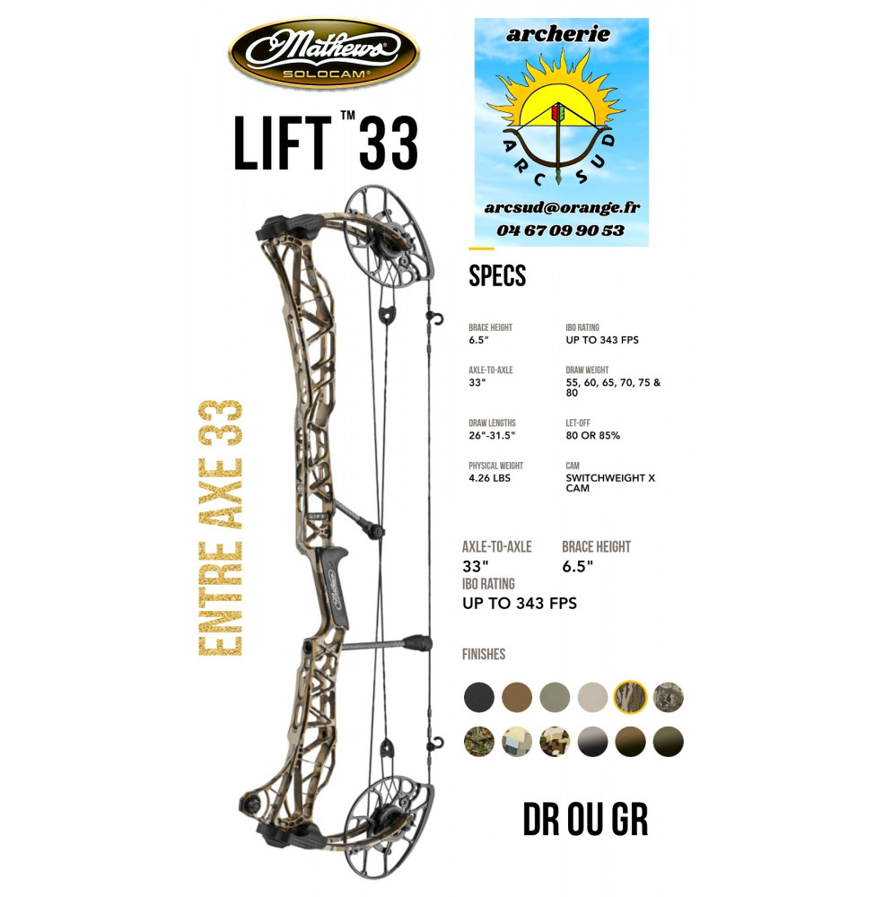 Mathews arc à poulie lift 33  (2024)