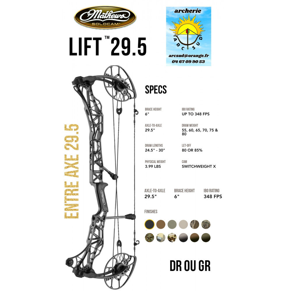 Mathews arc à poulie lift 29.5  (2024)