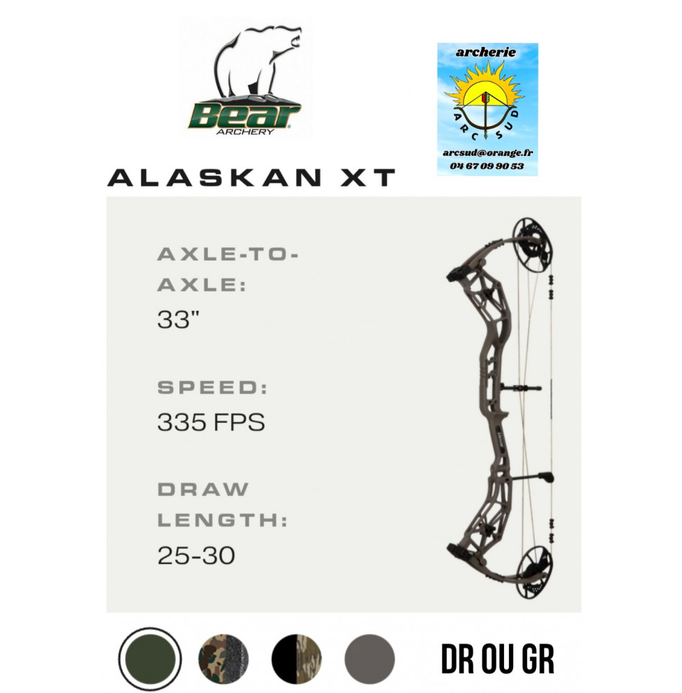bear arc a poulie alaskan xt  (2024) ref 120367