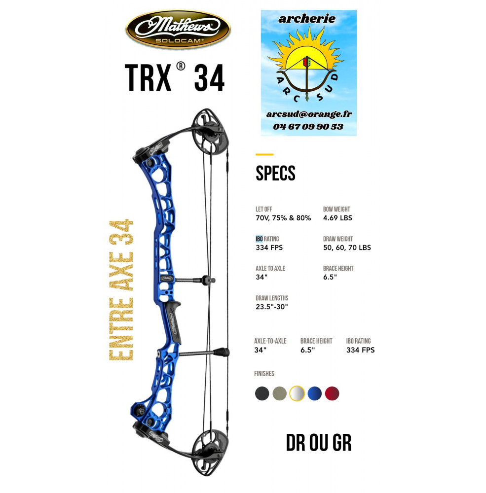 Mathews arc à poulie trx 34 (2024) ref  A048919