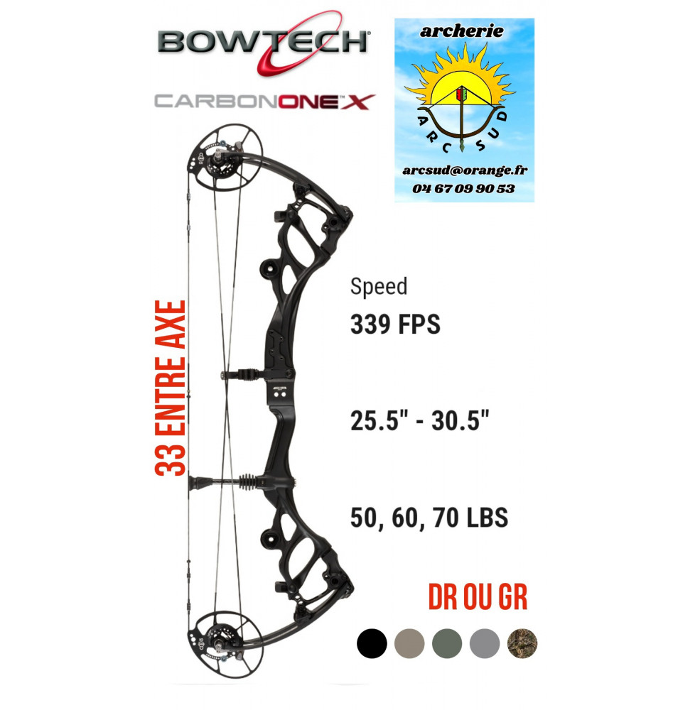 Bowtech arc à poulie carbon one x  (2024) ref A076926