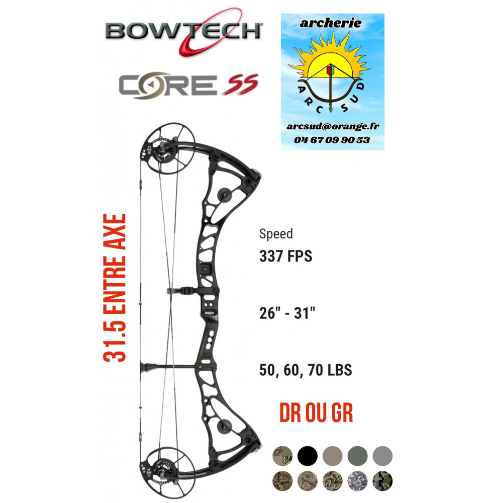 Bowtech arc à poulie core ss  (2024) ref A076983