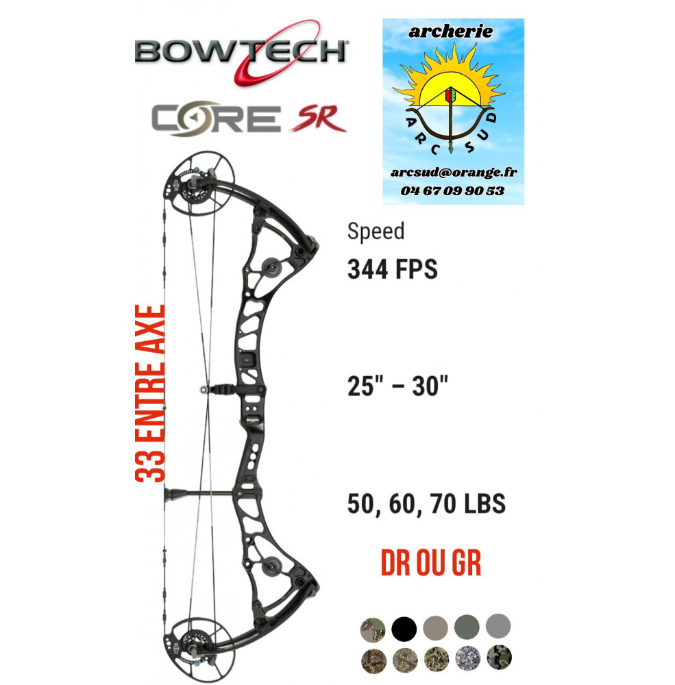 Bowtech arc à poulie core sr  (2024) ref a076982