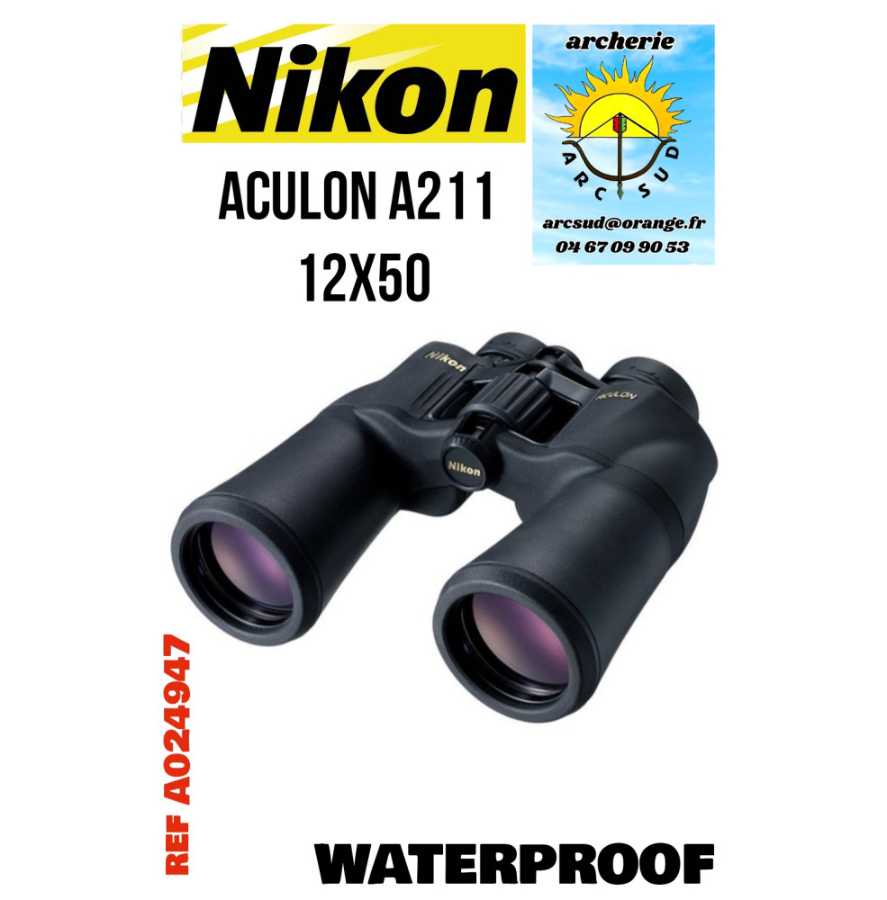Nikon jumelles aculon a211 12x50 ref a024947