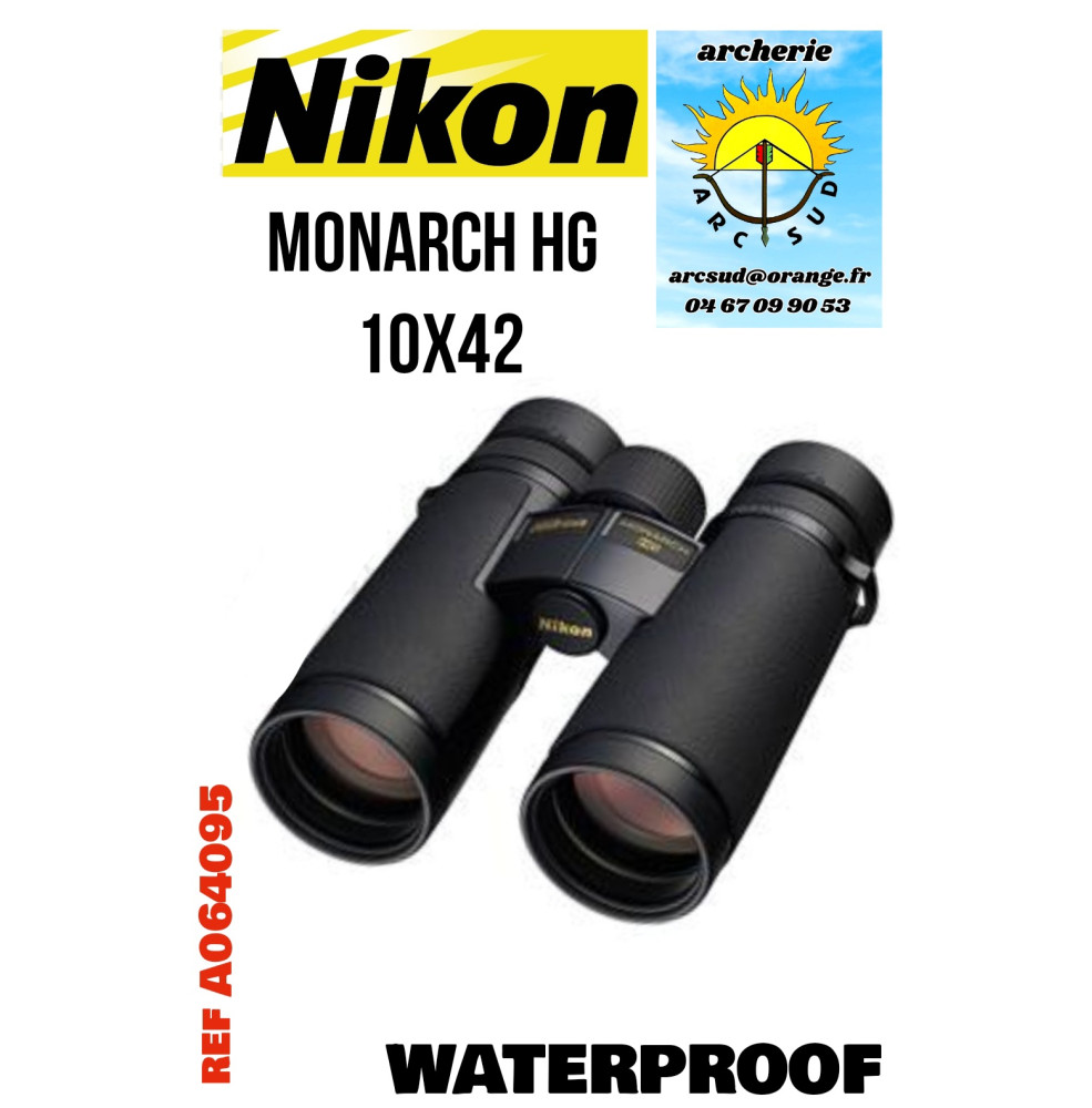 Nikon jumelles monarch hg 10x42 ref a064095