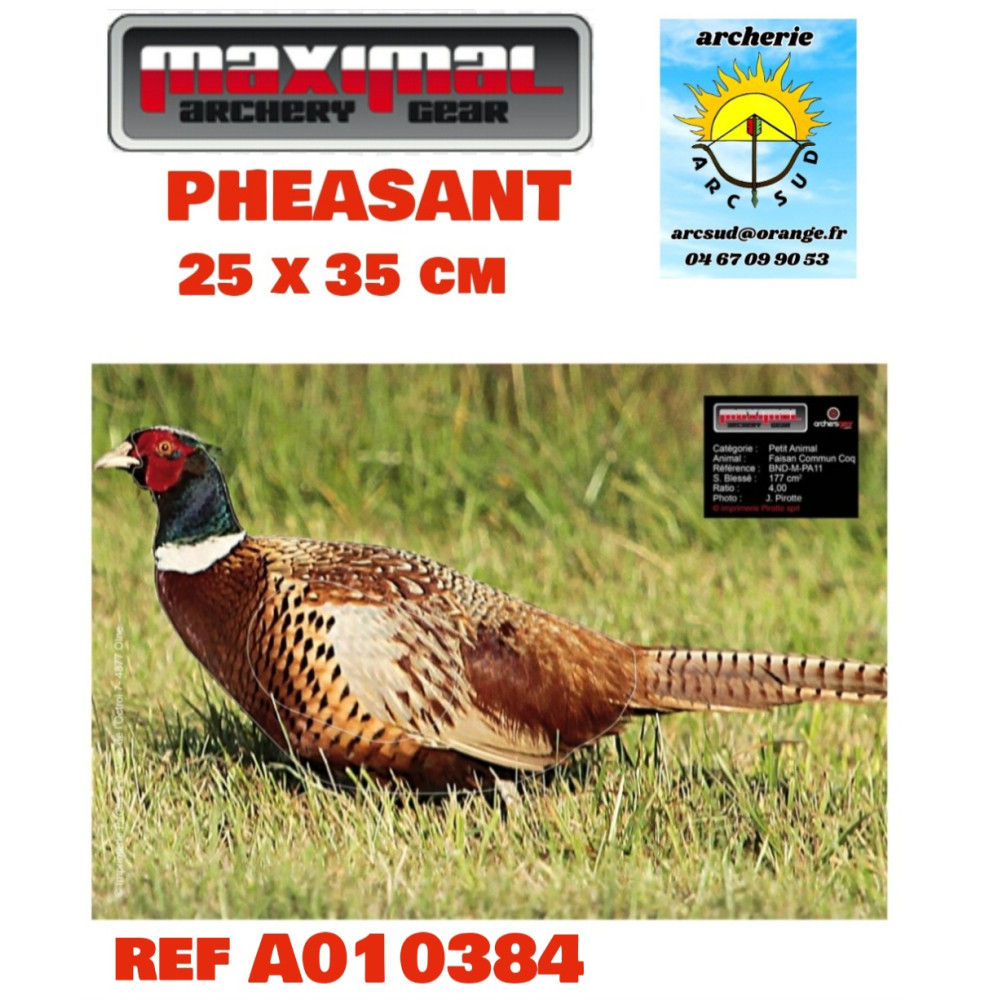 Maximal blason nature pheasant ref a010384