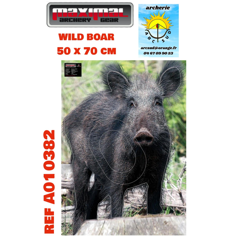 Maximal blason nature wild boar ref a010382