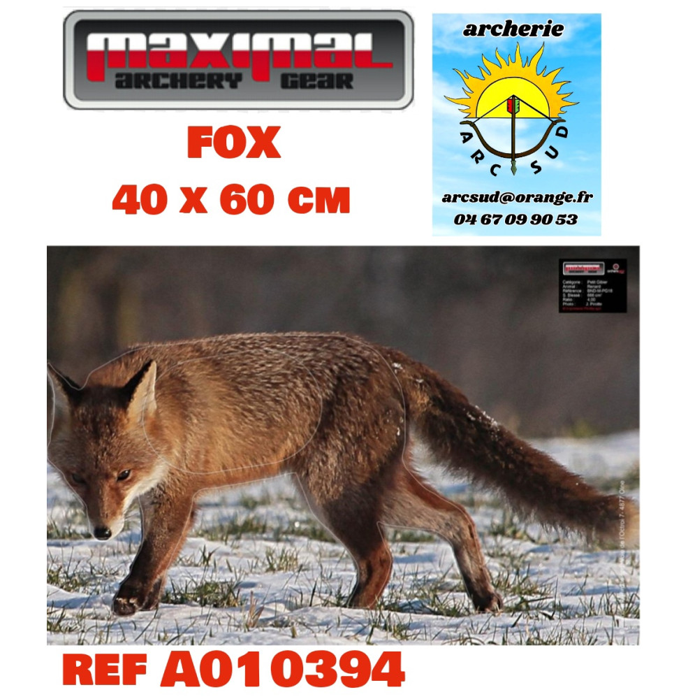 Maximal blason nature fox ref a010394