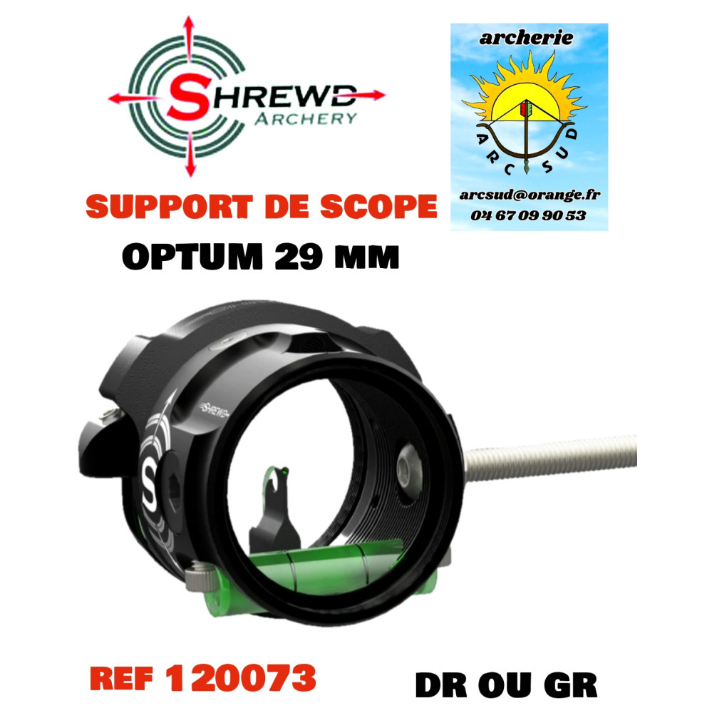 shrewd support de scope optum 29 mm ref 120073