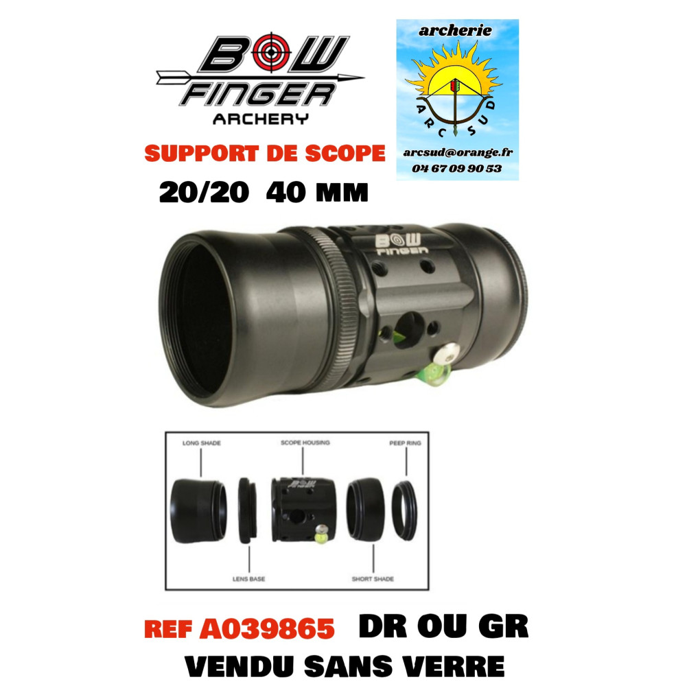bowfinger support de scope 2020  40 mm ref a039865