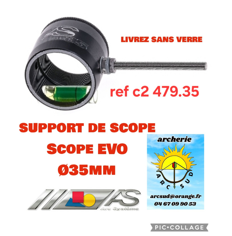 arc systeme support scope evo 35 mm ref c2 479.35