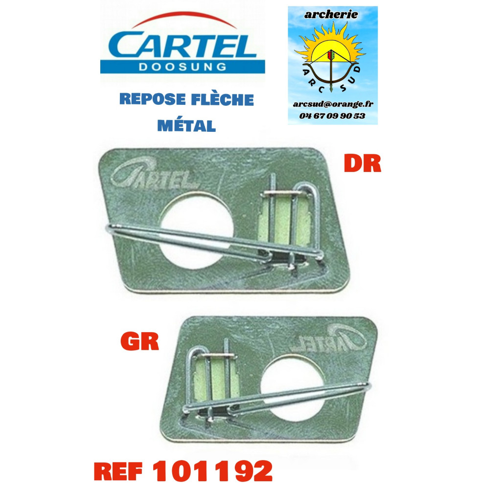 cartel repose fleche metal ref 101192